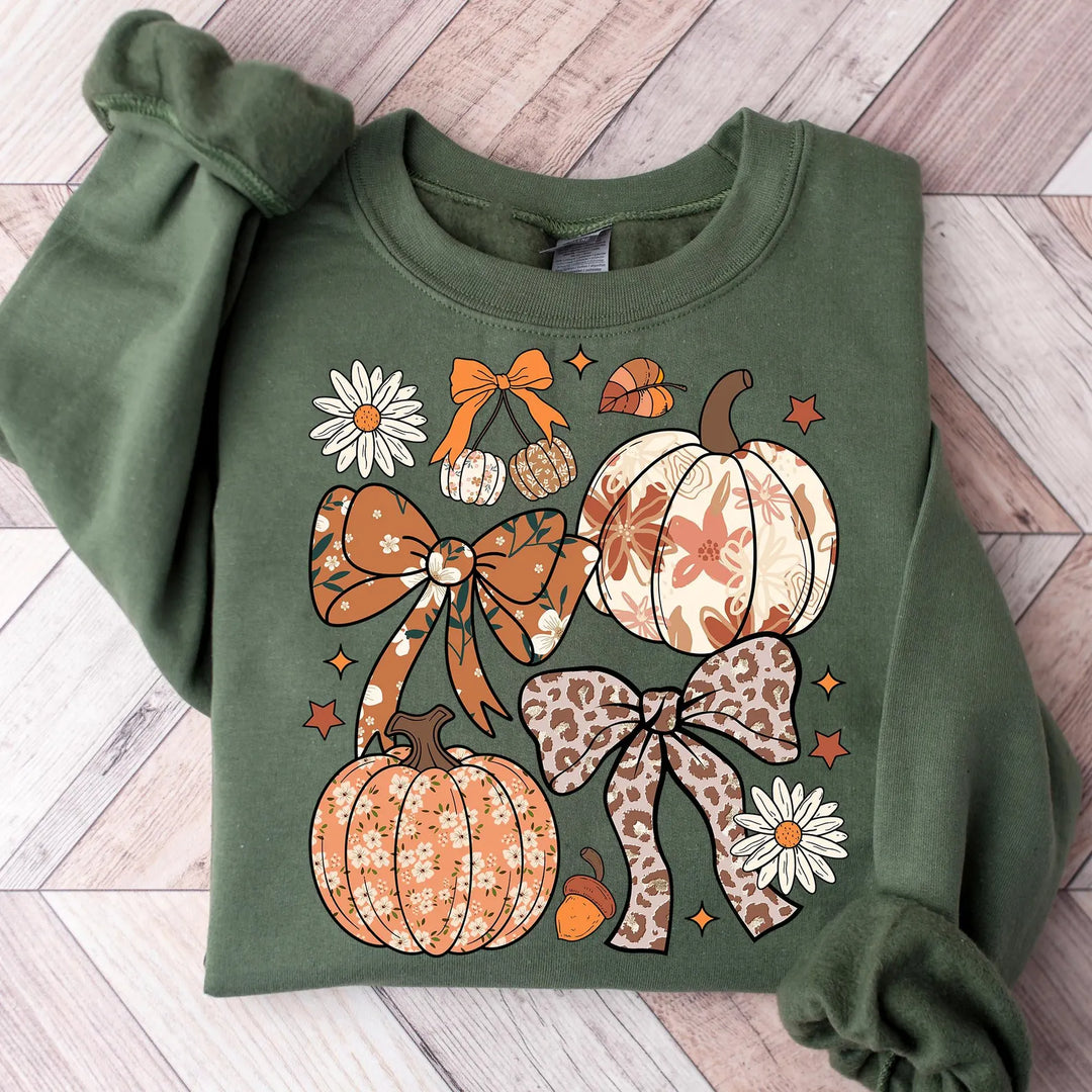 Coquette Pumpkin DTF Print