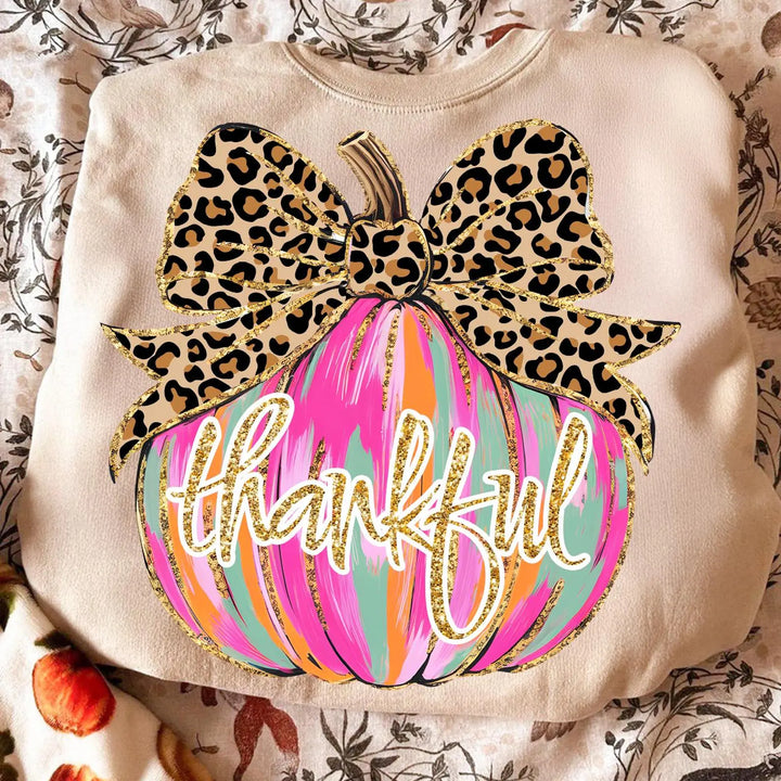 Thankful Pumpkin DTF Print