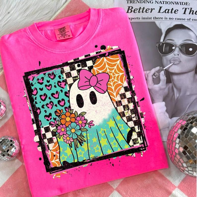 Preppy Ghostie DTF Print