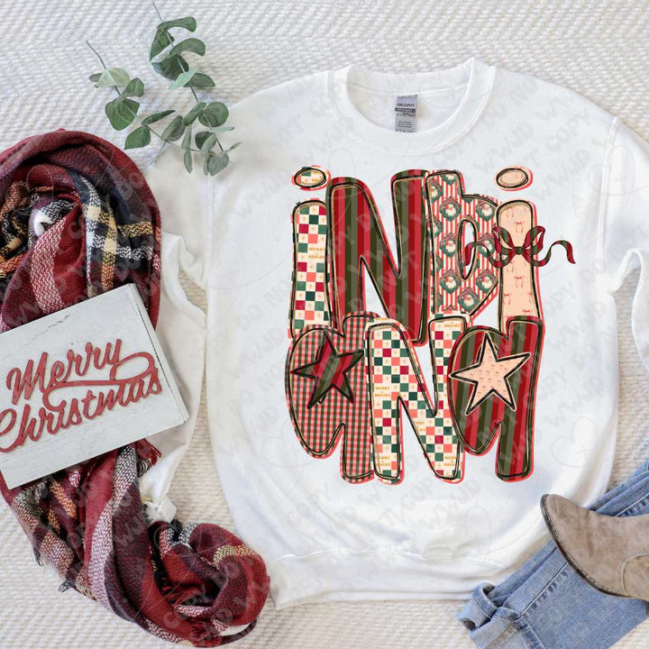 Merry State Alpha DTF Print