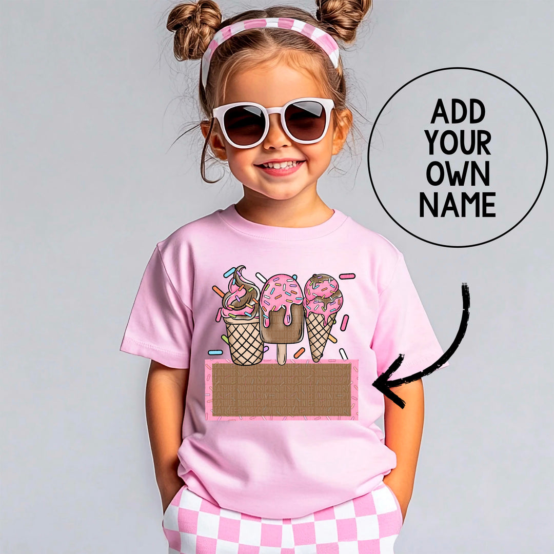 Ice Cream Sprinkles DTF Print