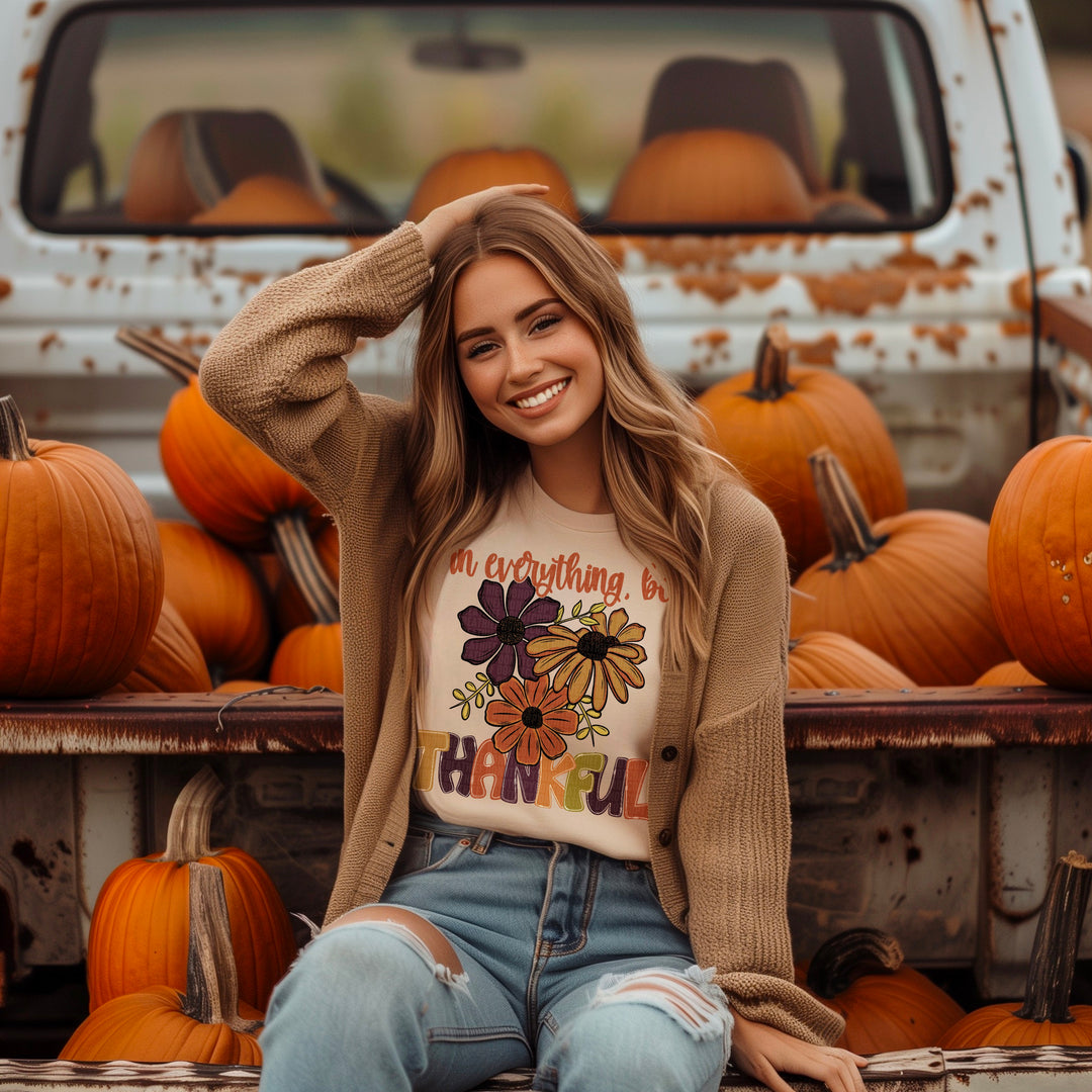 In Everything Be Thankful DTF Print
