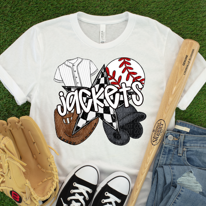 Baseball Mascots DTF Print