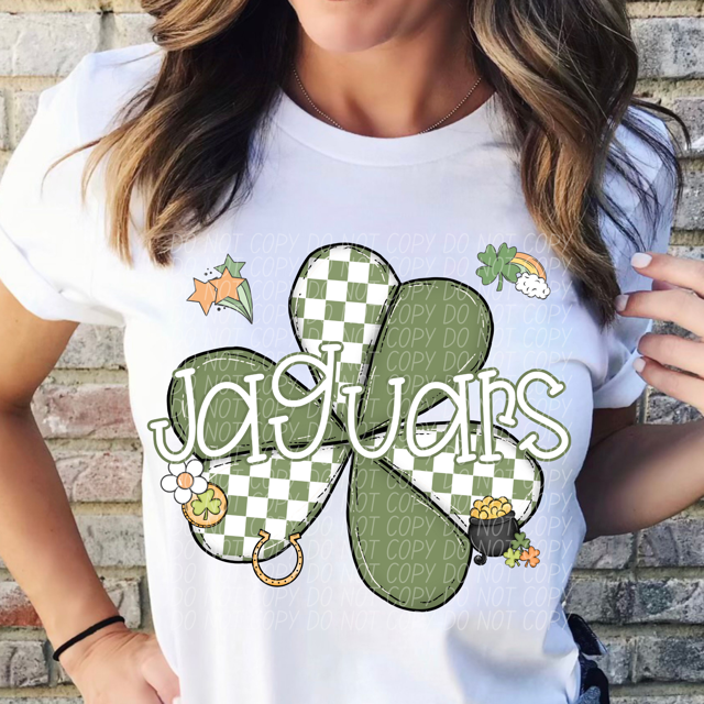 St Patrick Clover Mascots DTF Print