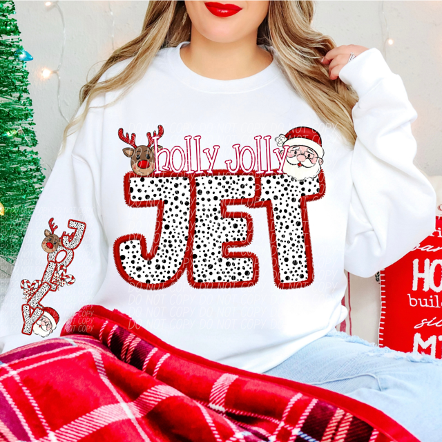 Holly Jolly Mascots DTF Print