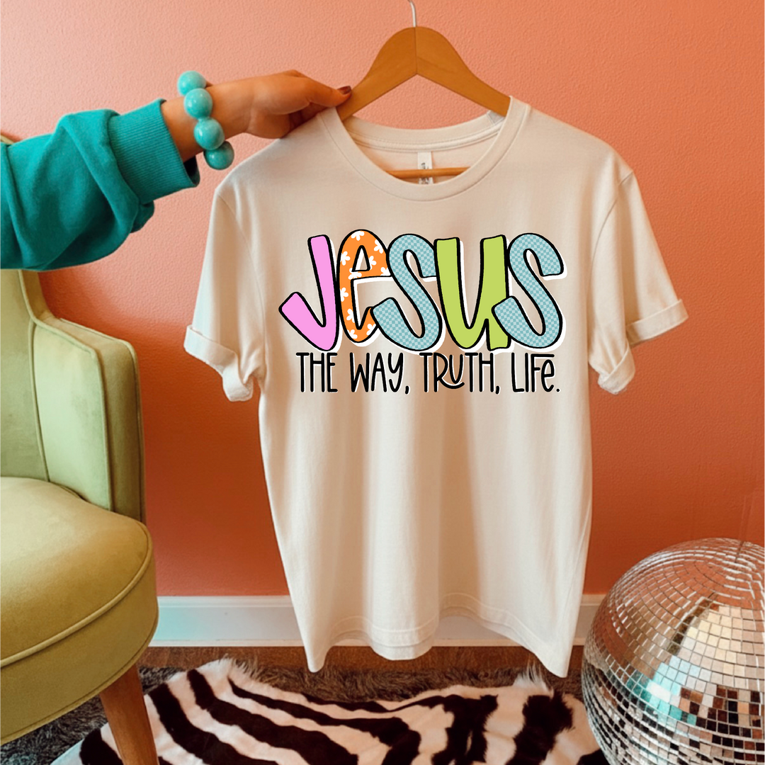 Jesus The Way The Truth The Life DTF Print