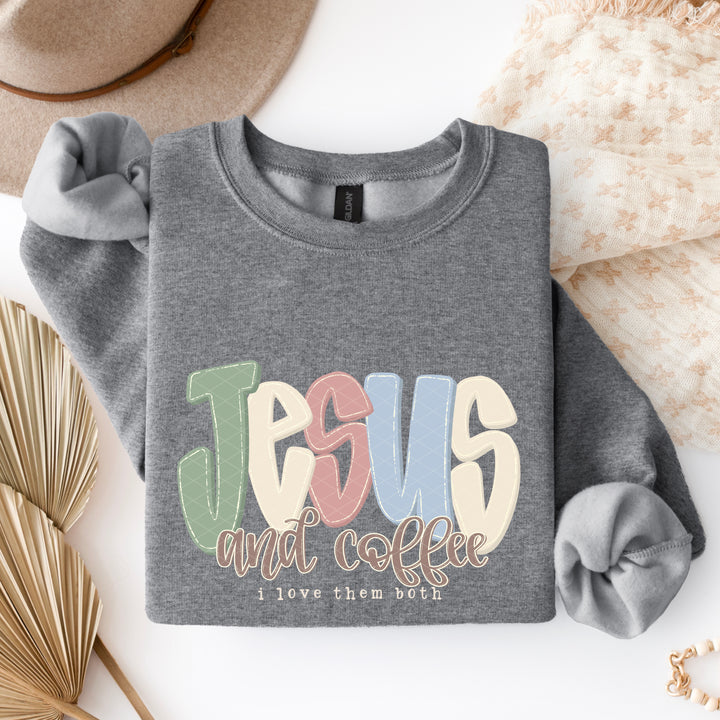 Jesus And Coffee DTF Print