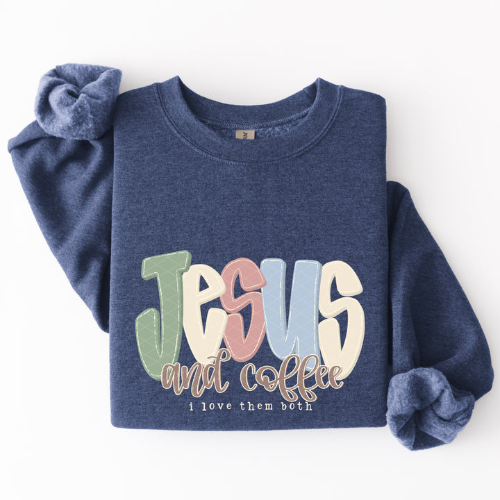 Jesus And Coffee DTF Print