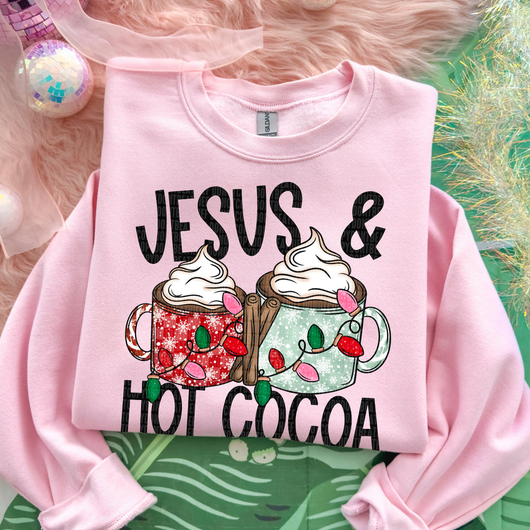 Jesus And Hot Cocoa DTF Print