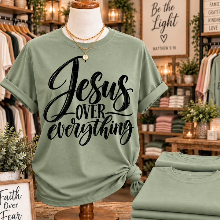 Jesus Over Everything DTF Print