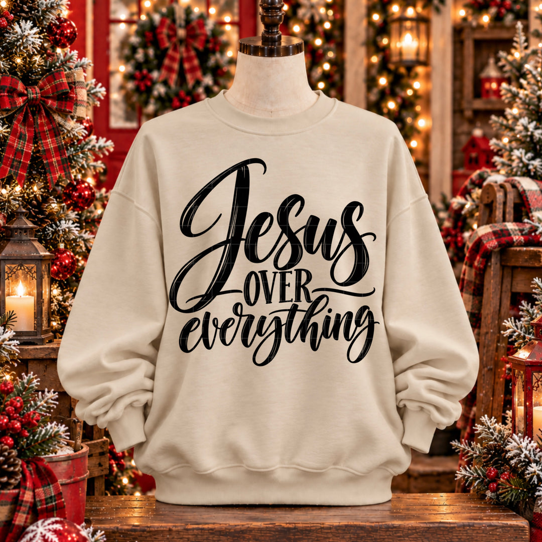 Jesus Over Everything DTF Print