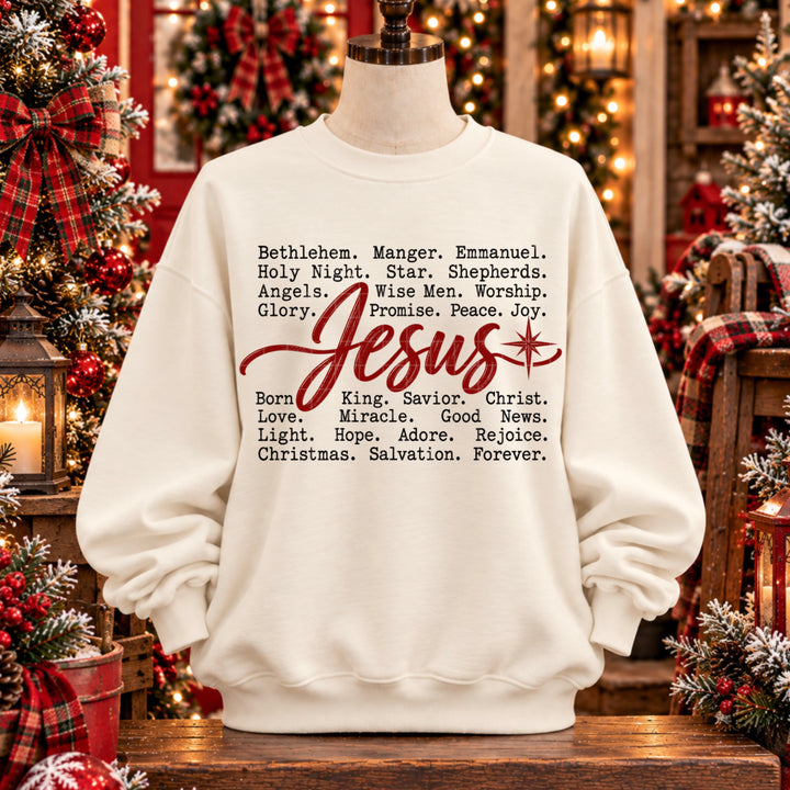 Jesus Typography DTF Print