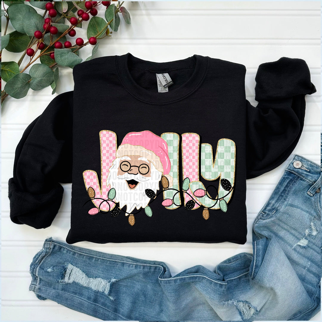 Jolly Santa DTF Print