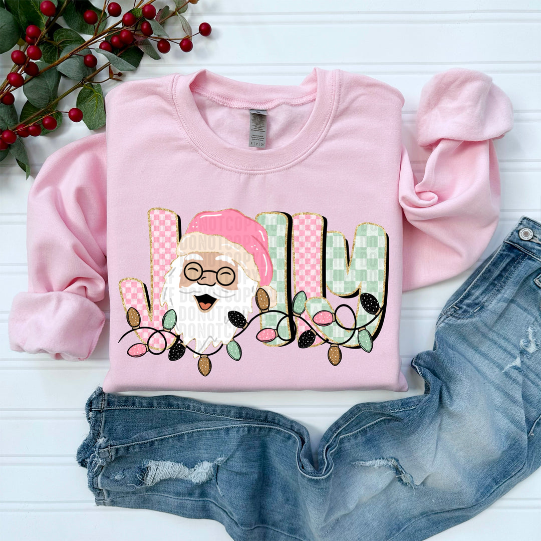 Jolly Santa DTF Print