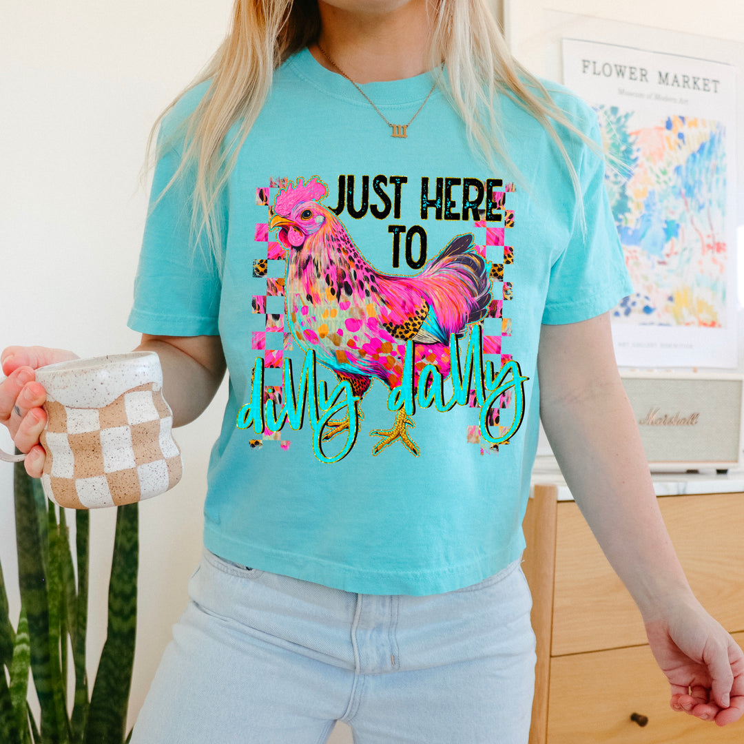 Just Here To Dilly Dally DTF Print