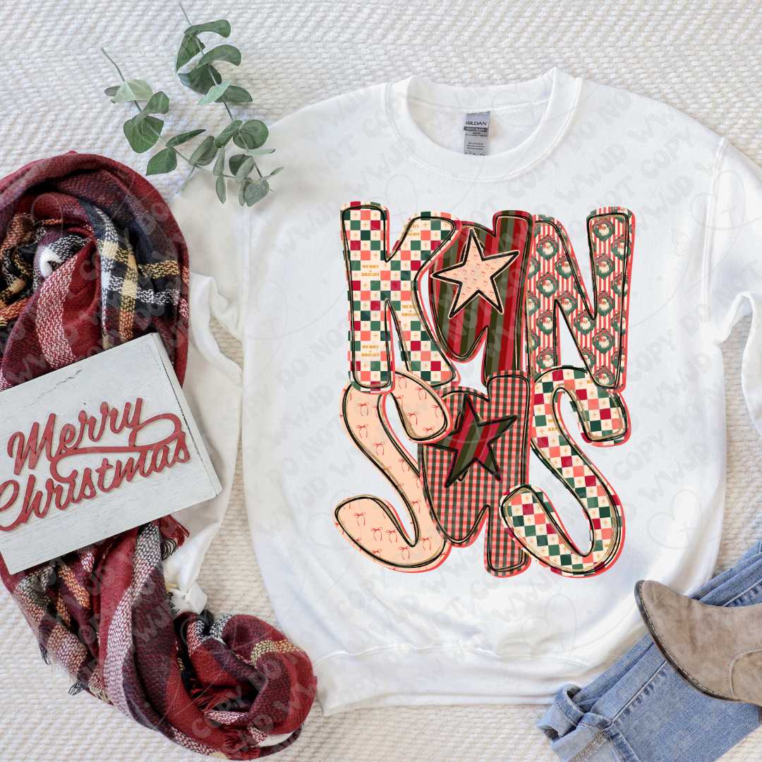 Merry State Alpha DTF Print