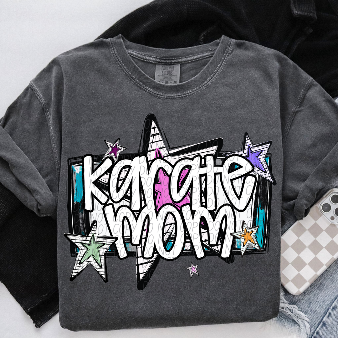 Bright Stars Sports Mom DTF Print