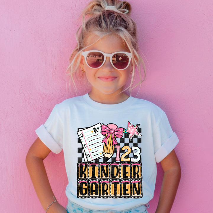 Grade School Checkered Collection DTF Print