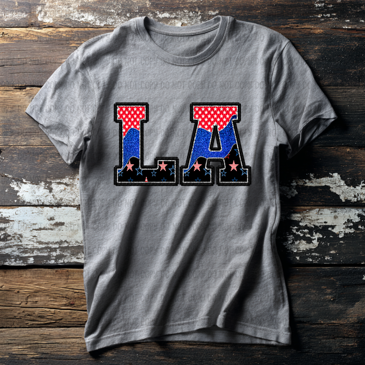 Patriotic States DTF Print