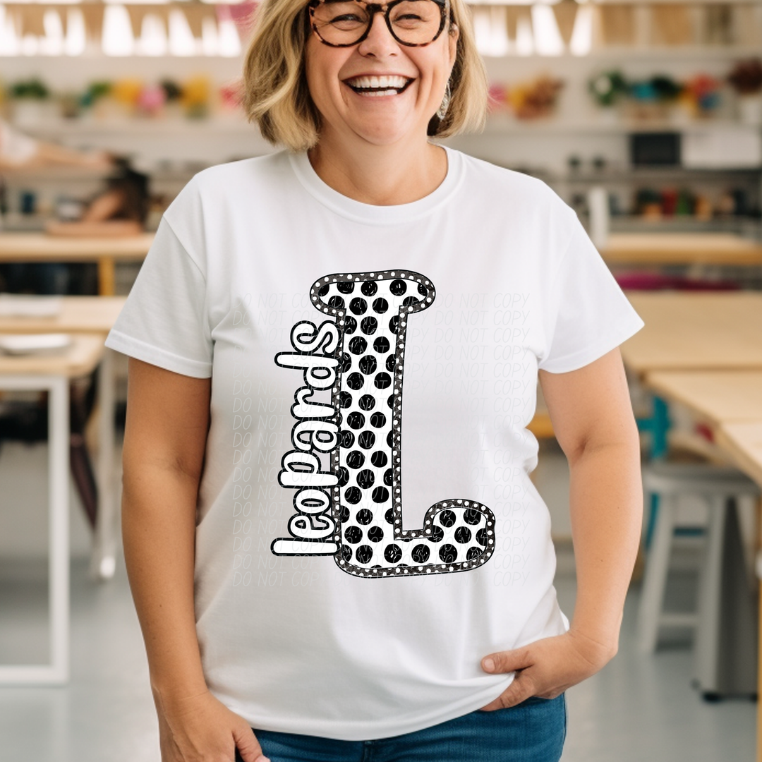 Polka Dot Mascots DTF Print