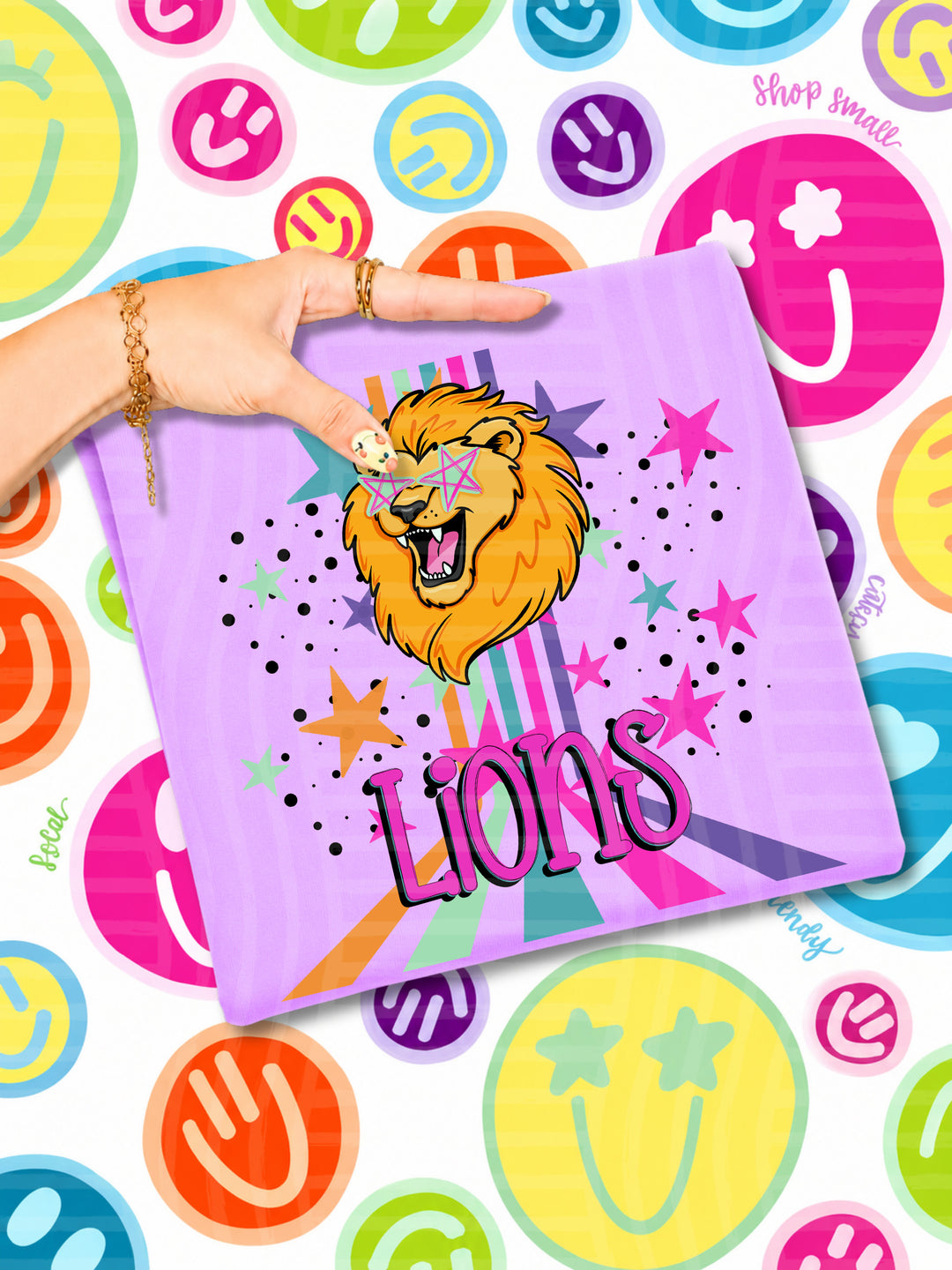 Starry Eyes Rainbow Mascots DTF Print