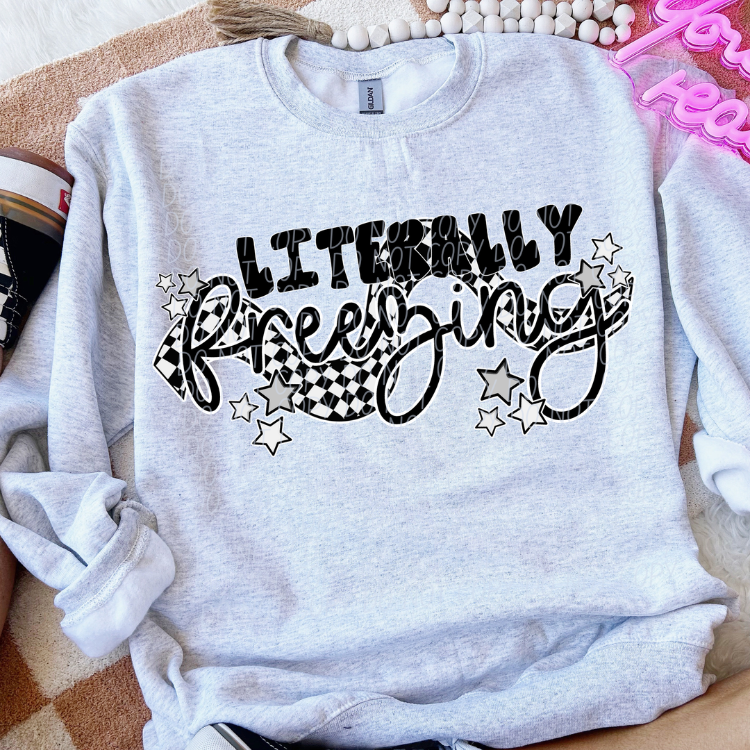 Literally Freezing DTF Print