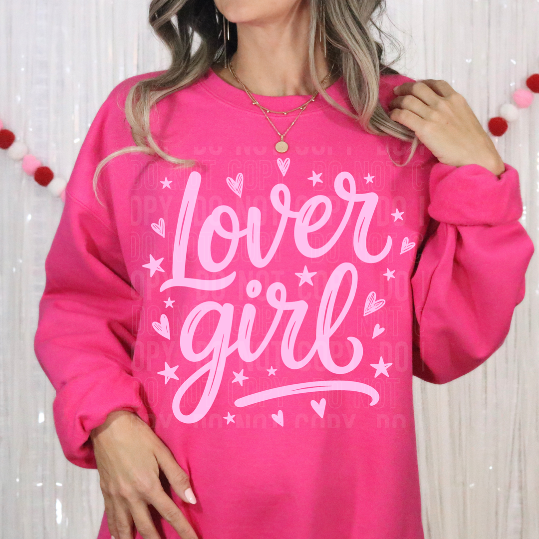 Lover Girl Pink DTF Print
