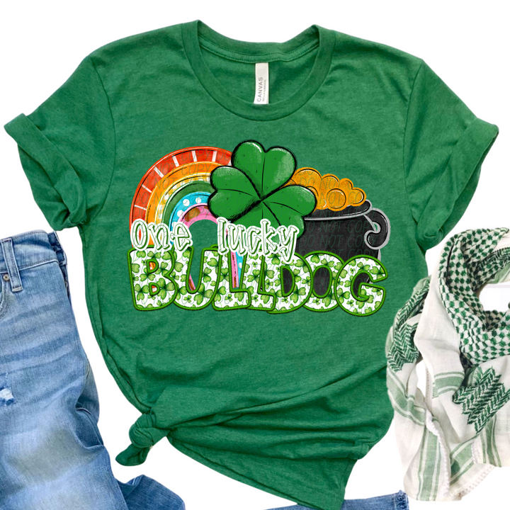 St Patrick's Day One Lucky Mascot Collection DTF Print