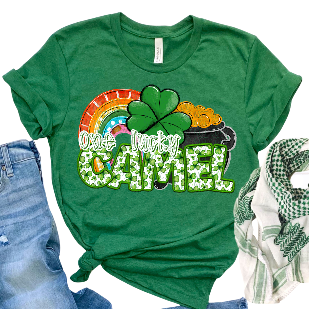St Patrick's Day One Lucky Mascot Collection DTF Print