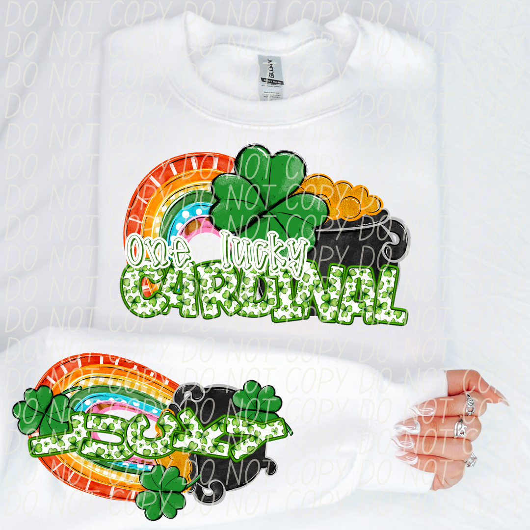 St Patrick's Day One Lucky Mascot Collection DTF Print