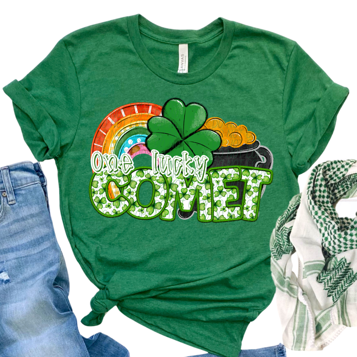 St Patrick's Day One Lucky Mascot Collection DTF Print