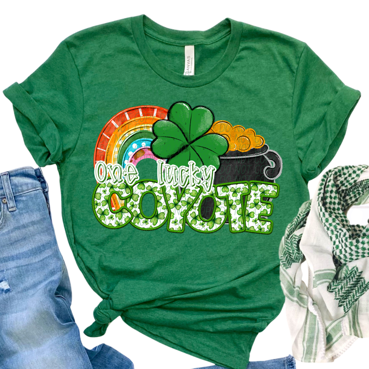 St Patrick's Day One Lucky Mascot Collection DTF Print