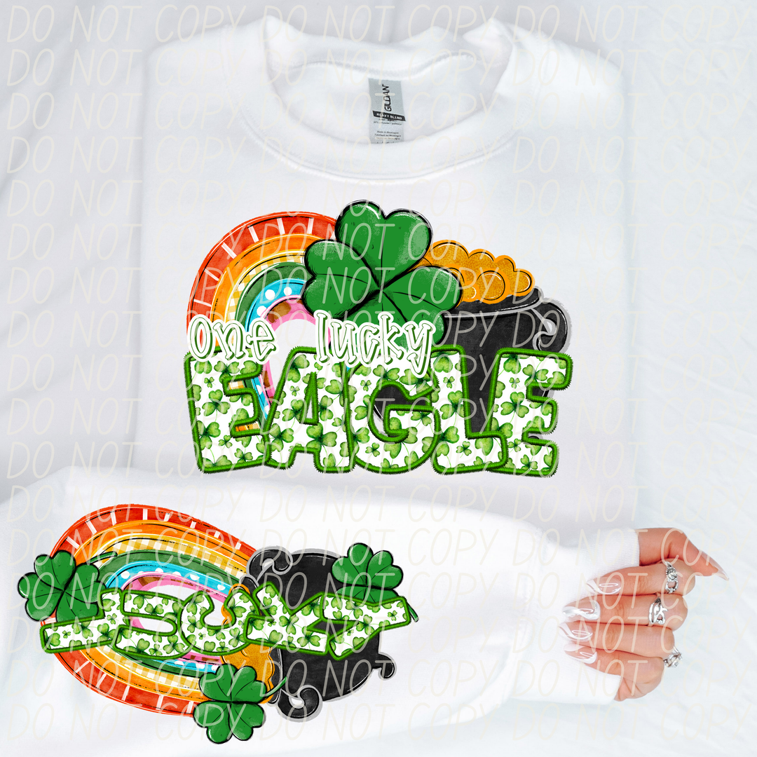 St Patrick's Day One Lucky Mascot Collection DTF Print