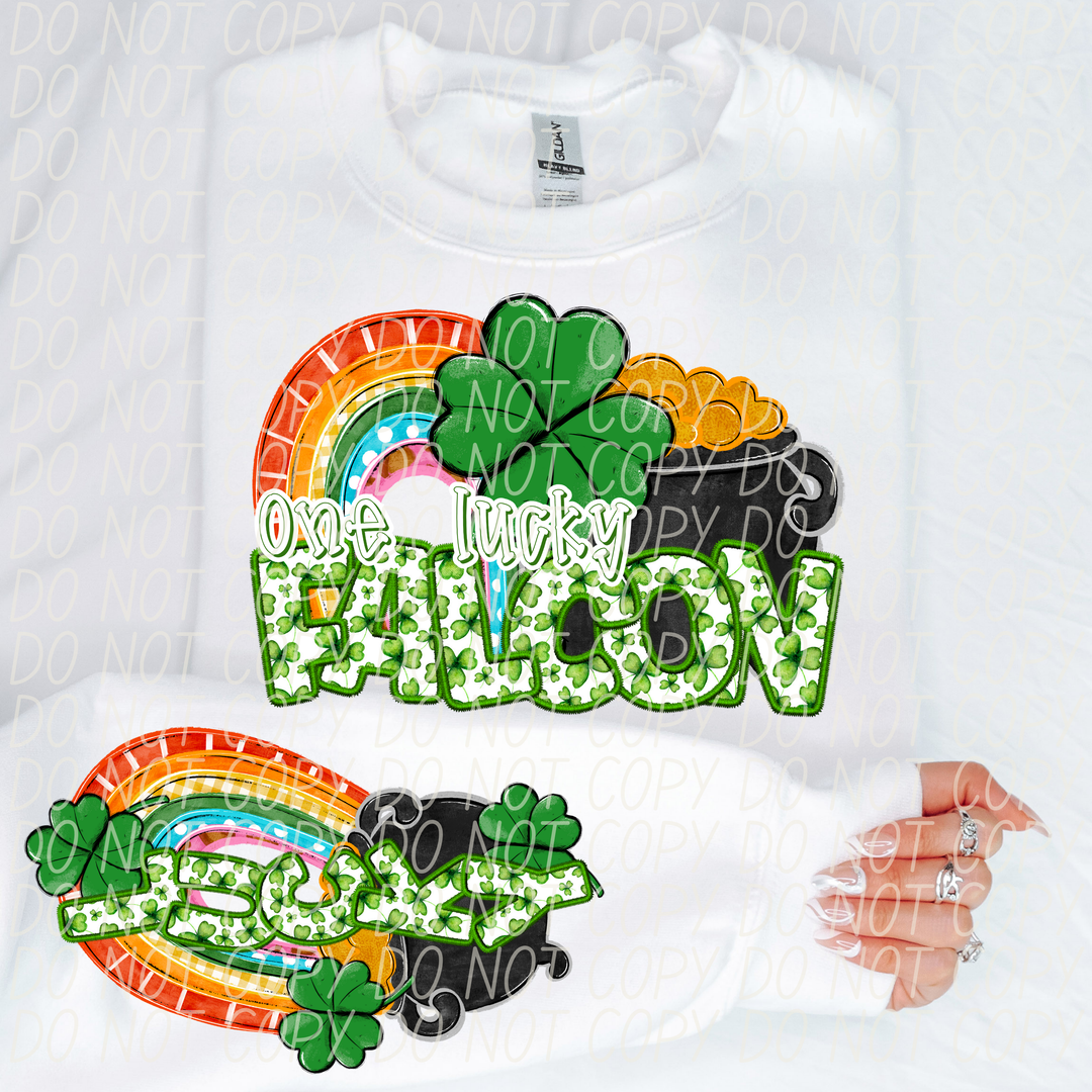 St Patrick's Day One Lucky Mascot Collection DTF Print