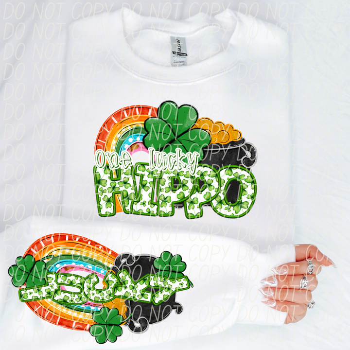 St Patrick's Day One Lucky Mascot Collection DTF Print
