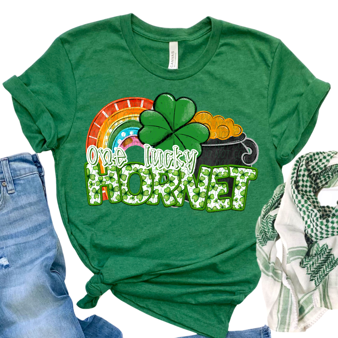 St Patrick's Day One Lucky Mascot Collection DTF Print