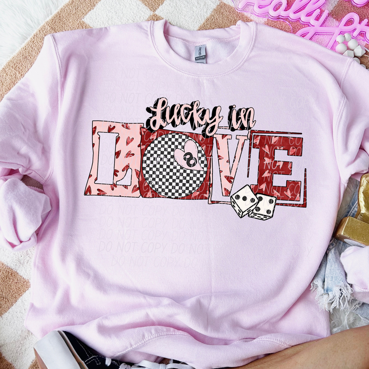 Lucky In Love DTF Print