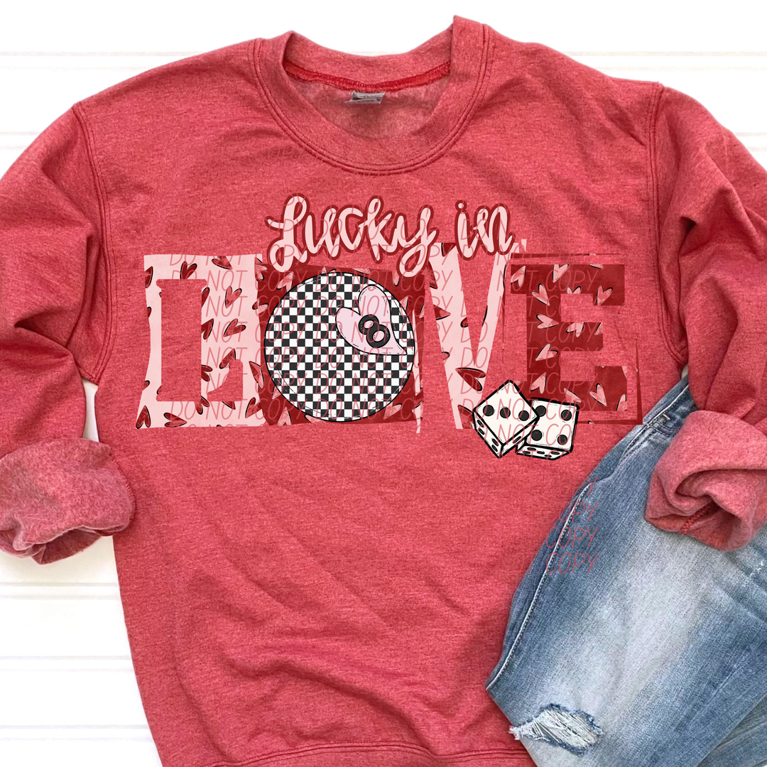 Lucky In Love DTF Print