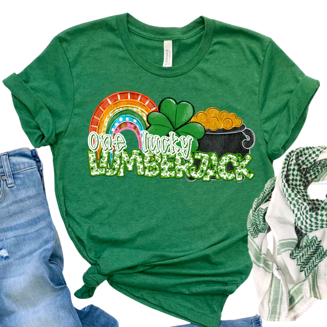 St Patrick's Day One Lucky Mascot Collection DTF Print