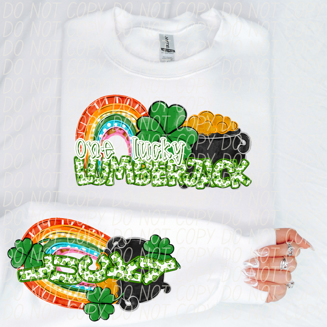 St Patrick's Day One Lucky Mascot Collection DTF Print