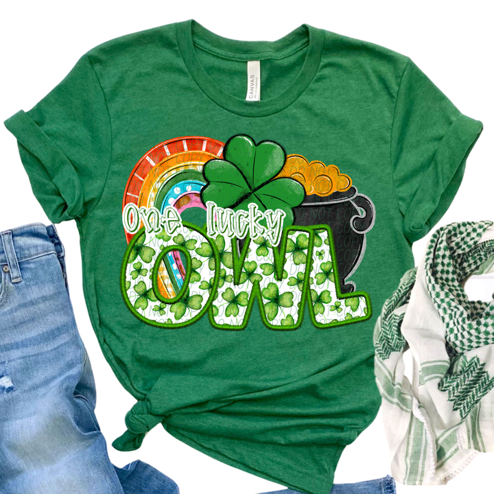 St Patrick's Day One Lucky Mascot Collection DTF Print