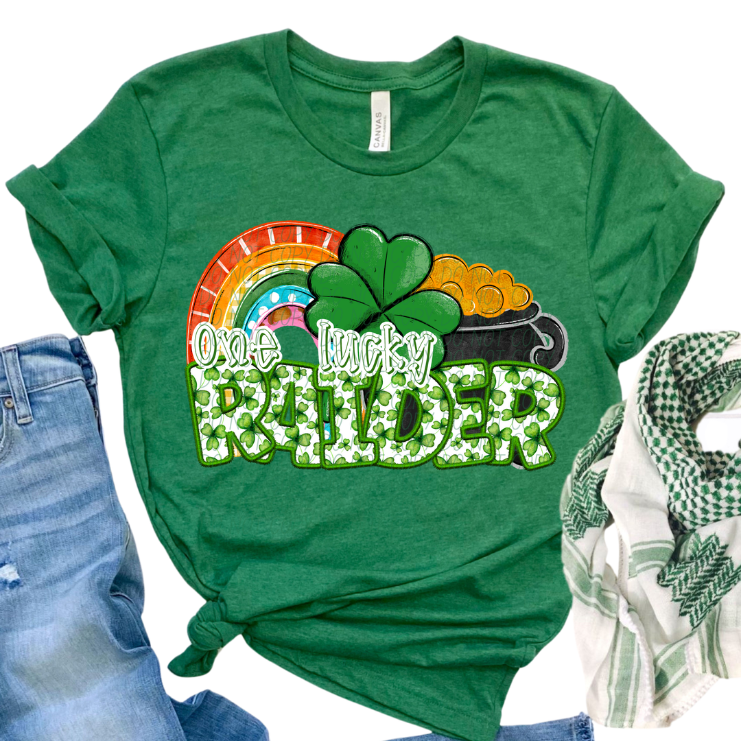 St Patrick's Day One Lucky Mascot Collection DTF Print