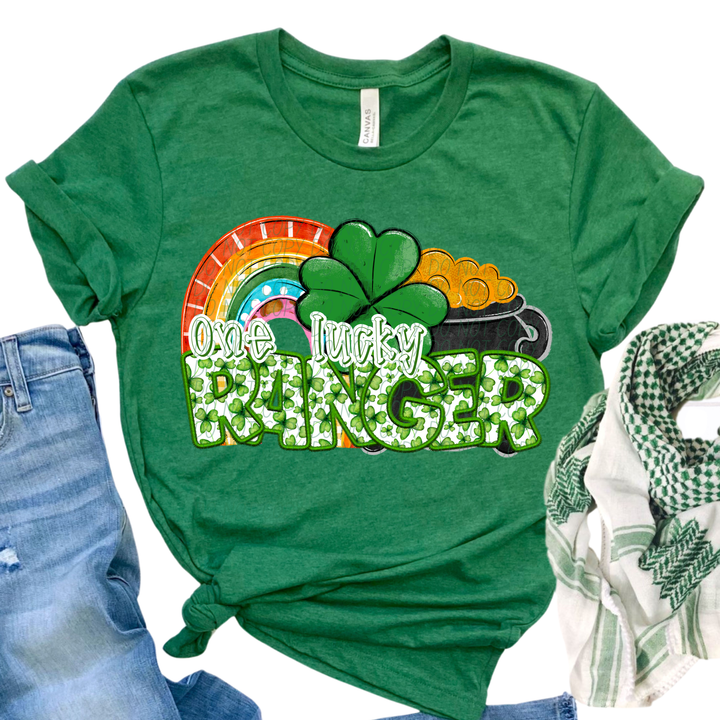 St Patrick's Day One Lucky Mascot Collection DTF Print