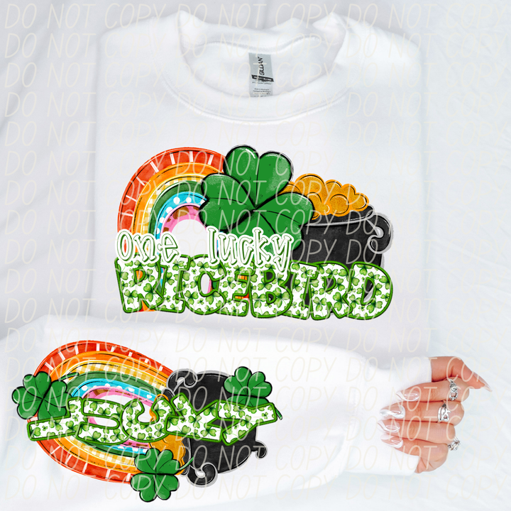 St Patrick's Day One Lucky Mascot Collection DTF Print