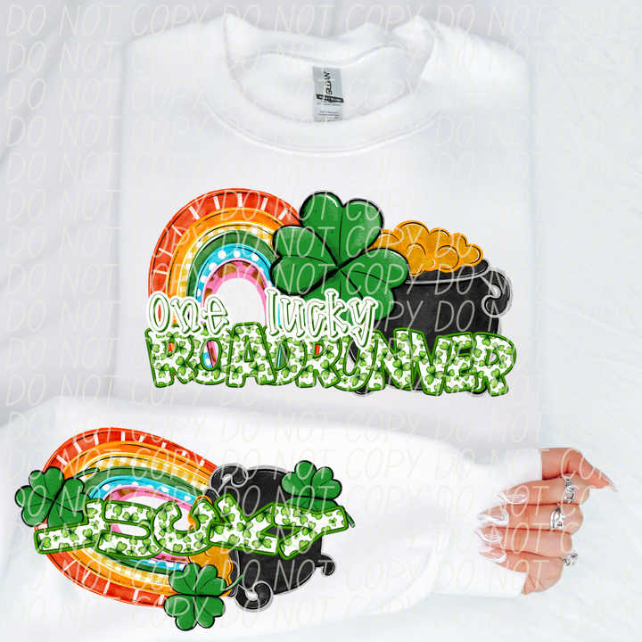 St Patrick's Day One Lucky Mascot Collection DTF Print