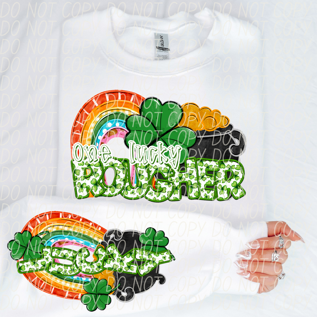 St Patrick's Day One Lucky Mascot Collection DTF Print