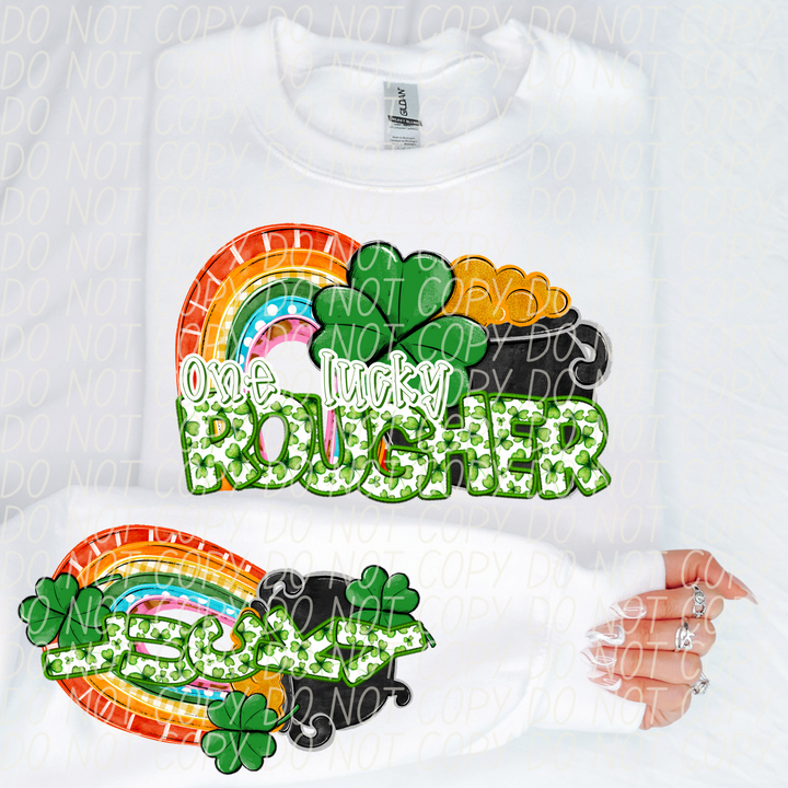 St Patrick's Day One Lucky Mascot Collection DTF Print