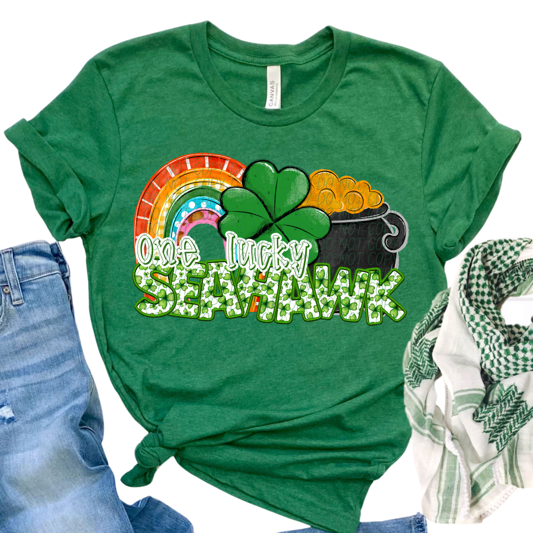 St Patrick's Day One Lucky Mascot Collection DTF Print