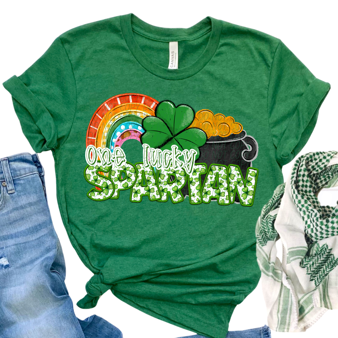 St Patrick's Day One Lucky Mascot Collection DTF Print