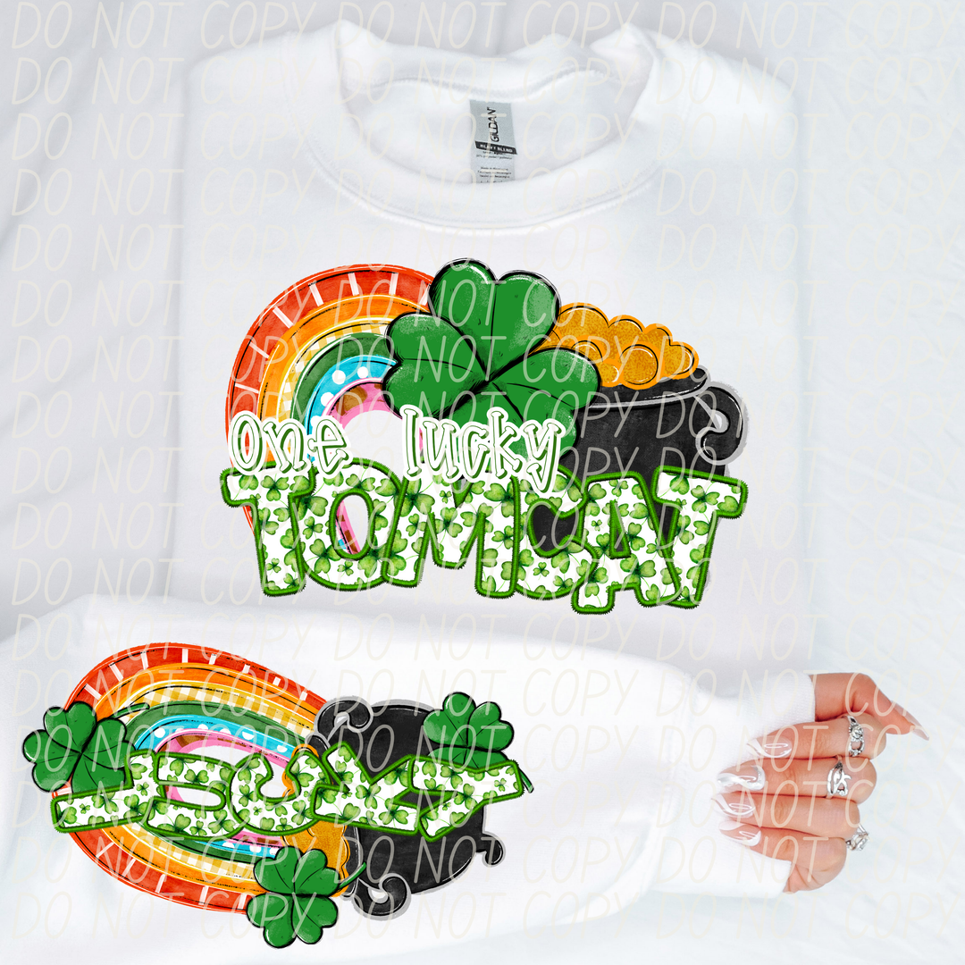 St Patrick's Day One Lucky Mascot Collection DTF Print